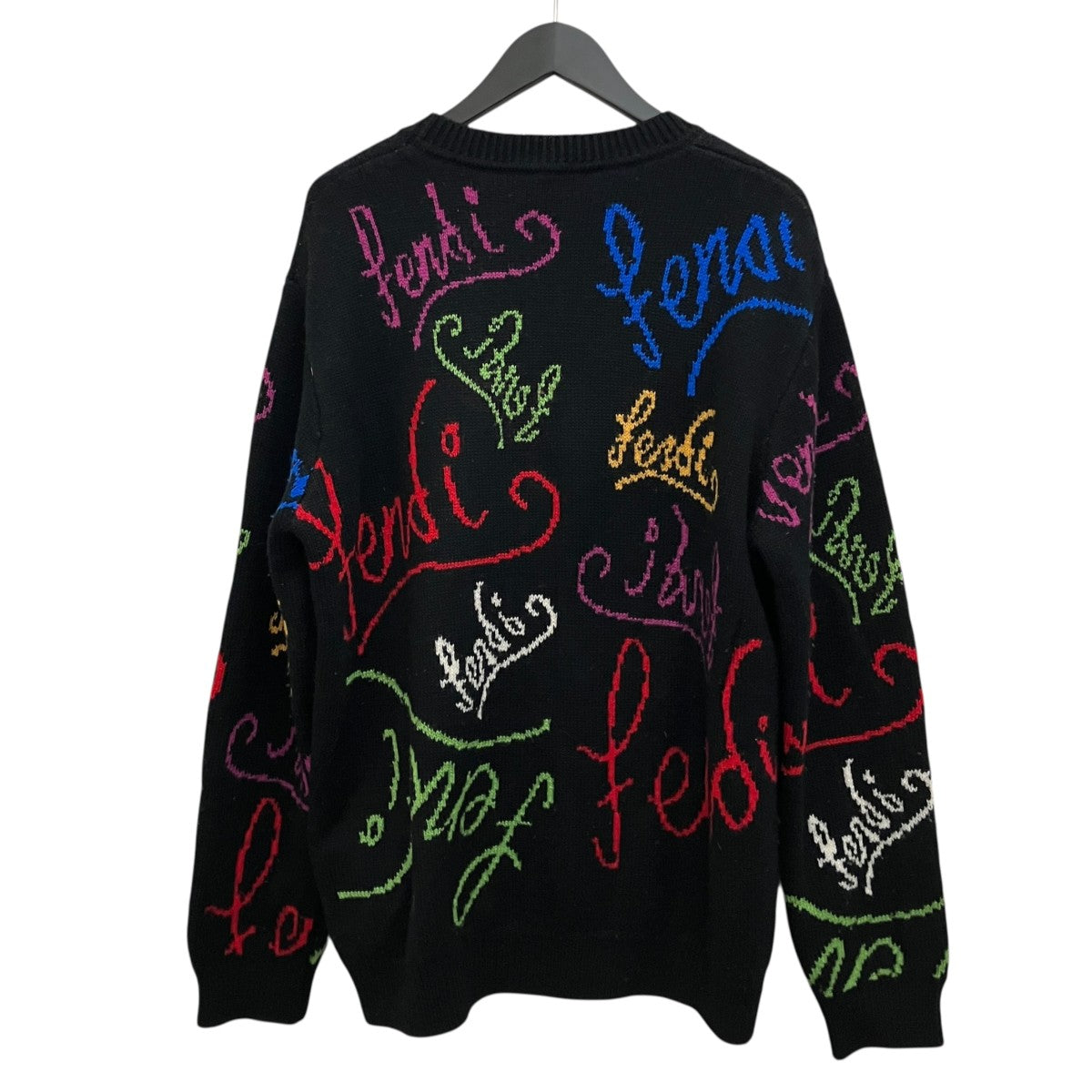 FENDI×Noel Fielding グラフィック総柄 プルオーバー ニットFZY463 古着・中古-2枚目のアイテム画像