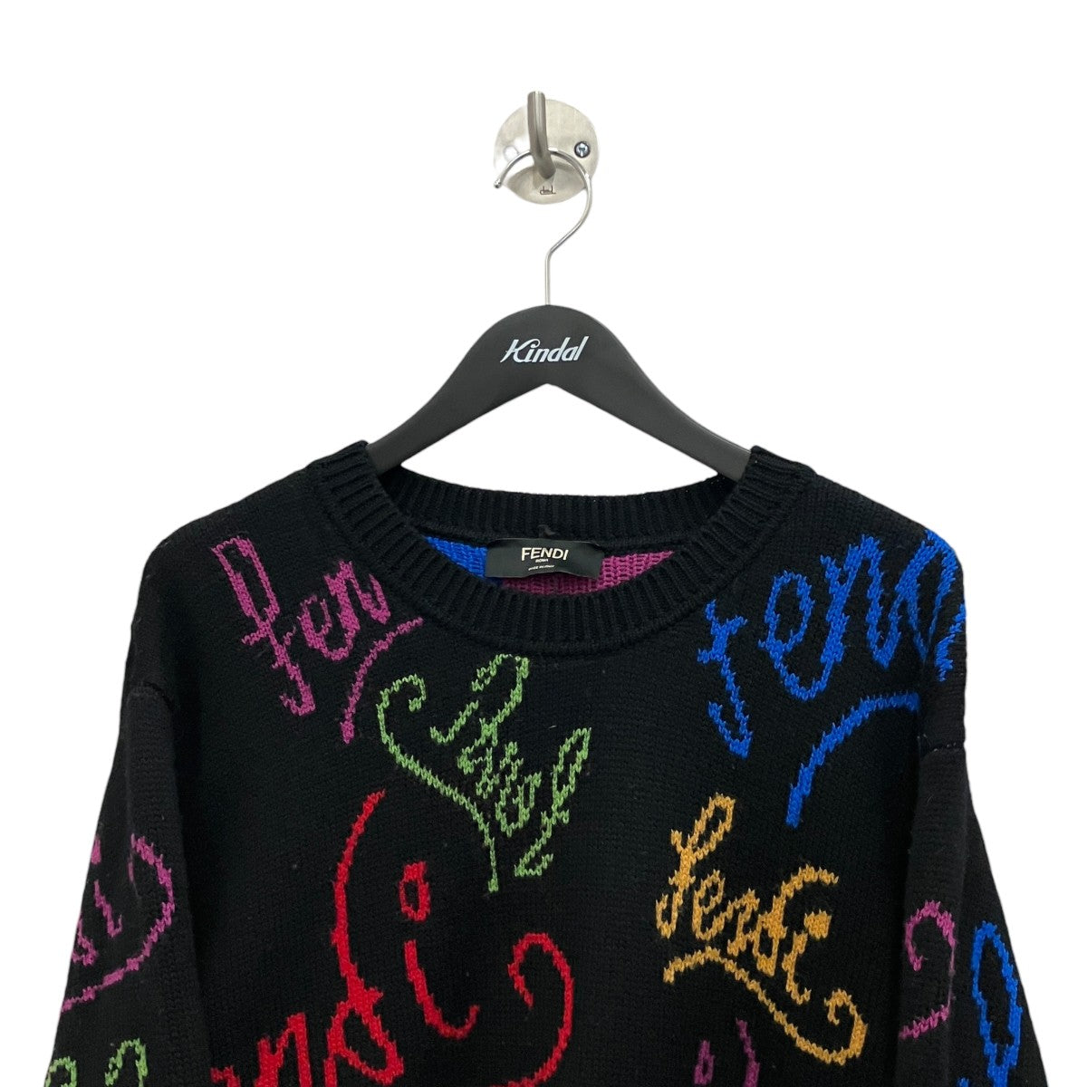 FENDI×Noel Fielding グラフィック総柄 プルオーバー ニットFZY463