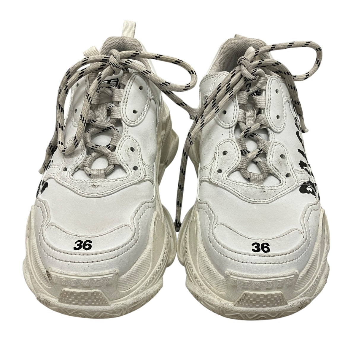 BALENCIAGA TripleSサイドロゴスニーカー524039 古着・中古-2枚目のアイテム画像