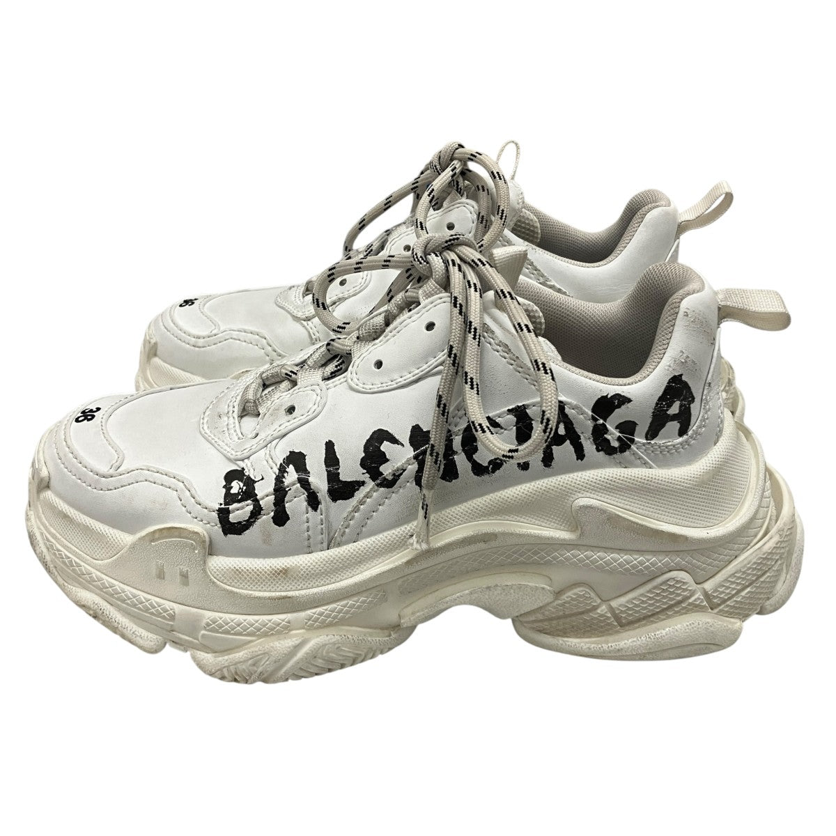 BALENCIAGA TripleSサイドロゴスニーカー524039 古着・中古-3枚目のアイテム画像