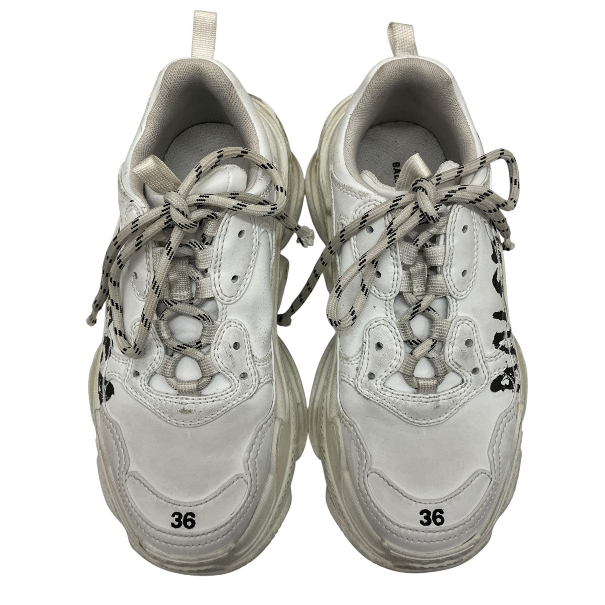 BALENCIAGA TripleSサイドロゴスニーカー524039 古着・中古-5枚目のアイテム画像