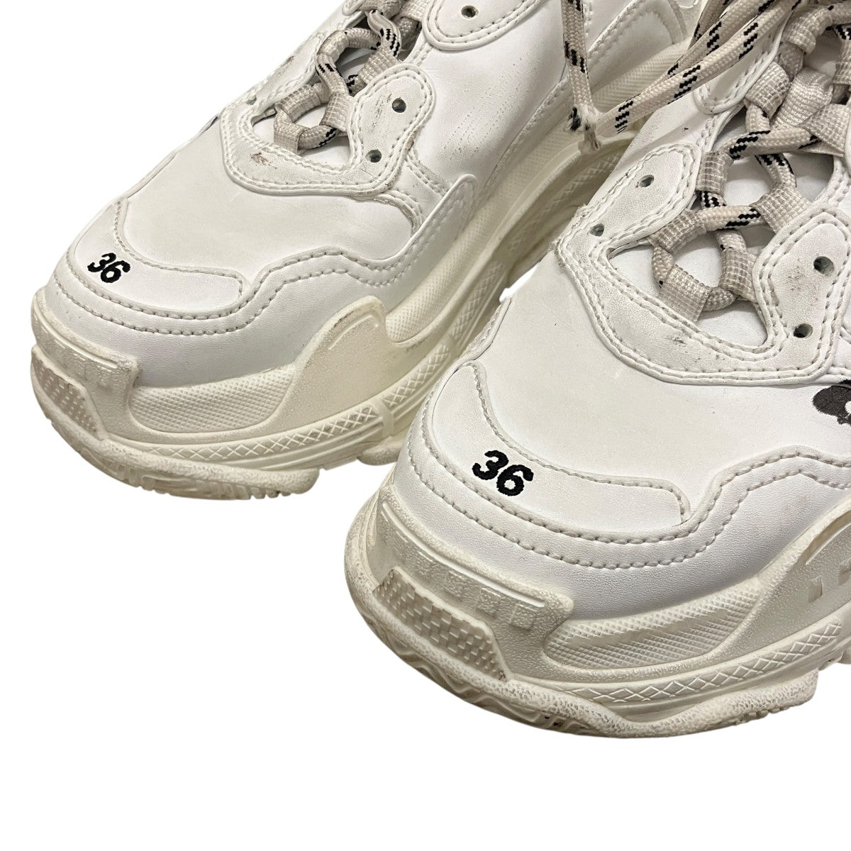 BALENCIAGA TripleSサイドロゴスニーカー524039 古着・中古-7枚目のアイテム画像