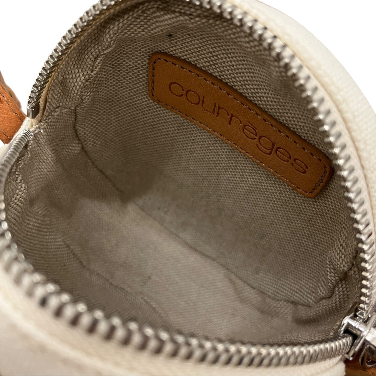 courreges サークルキャンバスバッグ 古着・中古-8枚目のアイテム画像