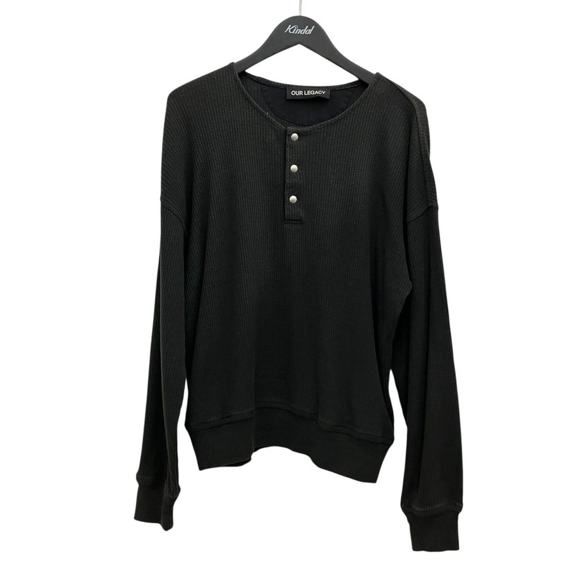 OUR LEGACY 25SS【BALLON SWEATSHIRT】ヘンリーネックカットソーM2256BBS 古着・中古-1枚目のアイテム画像