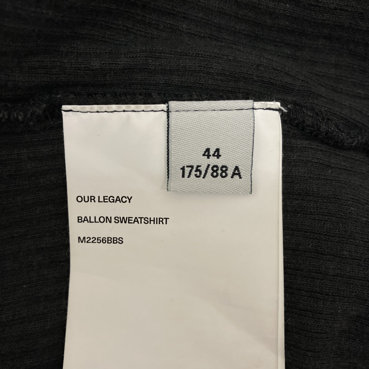 OUR LEGACY 25SS【BALLON SWEATSHIRT】ヘンリーネックカットソーM2256BBS 古着・中古-6枚目のアイテム画像
