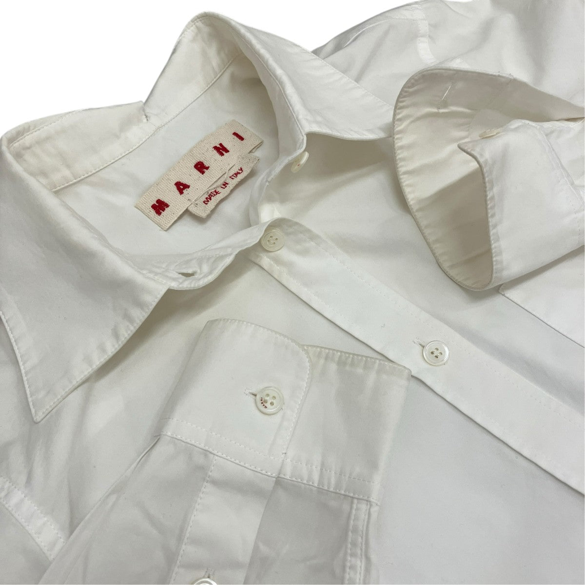 MARNI 26SSコットンポプリンシャツCAMA0661S3 古着・中古-5枚目のアイテム画像