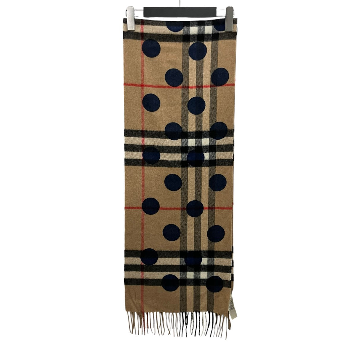 BURBERRY カシミヤチェックマフラー3994309 古着・中古-2枚目のアイテム画像