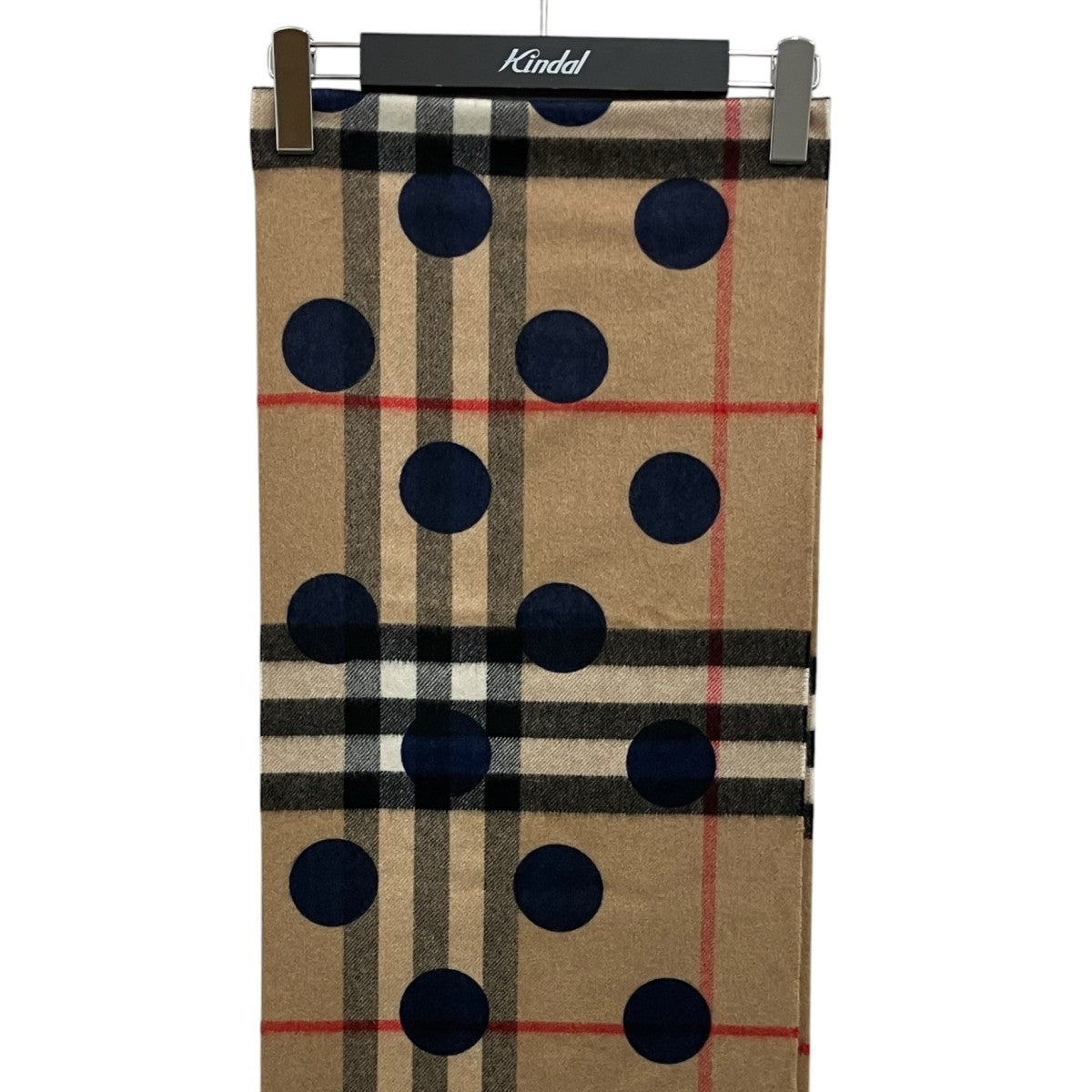 BURBERRY カシミヤチェックマフラー3994309 古着・中古-3枚目のアイテム画像