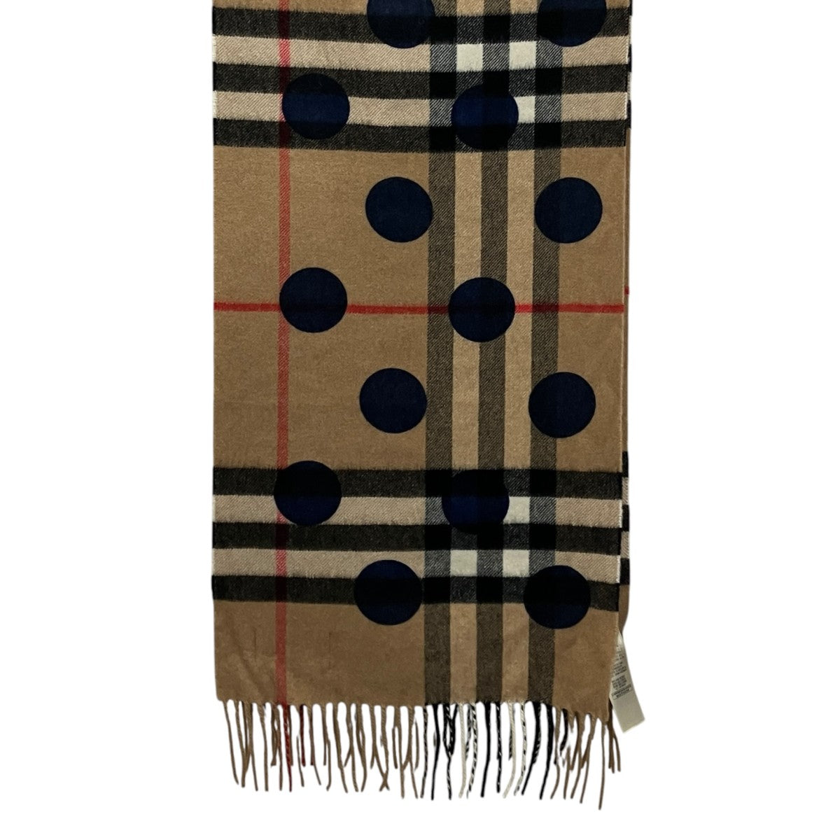 BURBERRY カシミヤチェックマフラー3994309 古着・中古-6枚目のアイテム画像