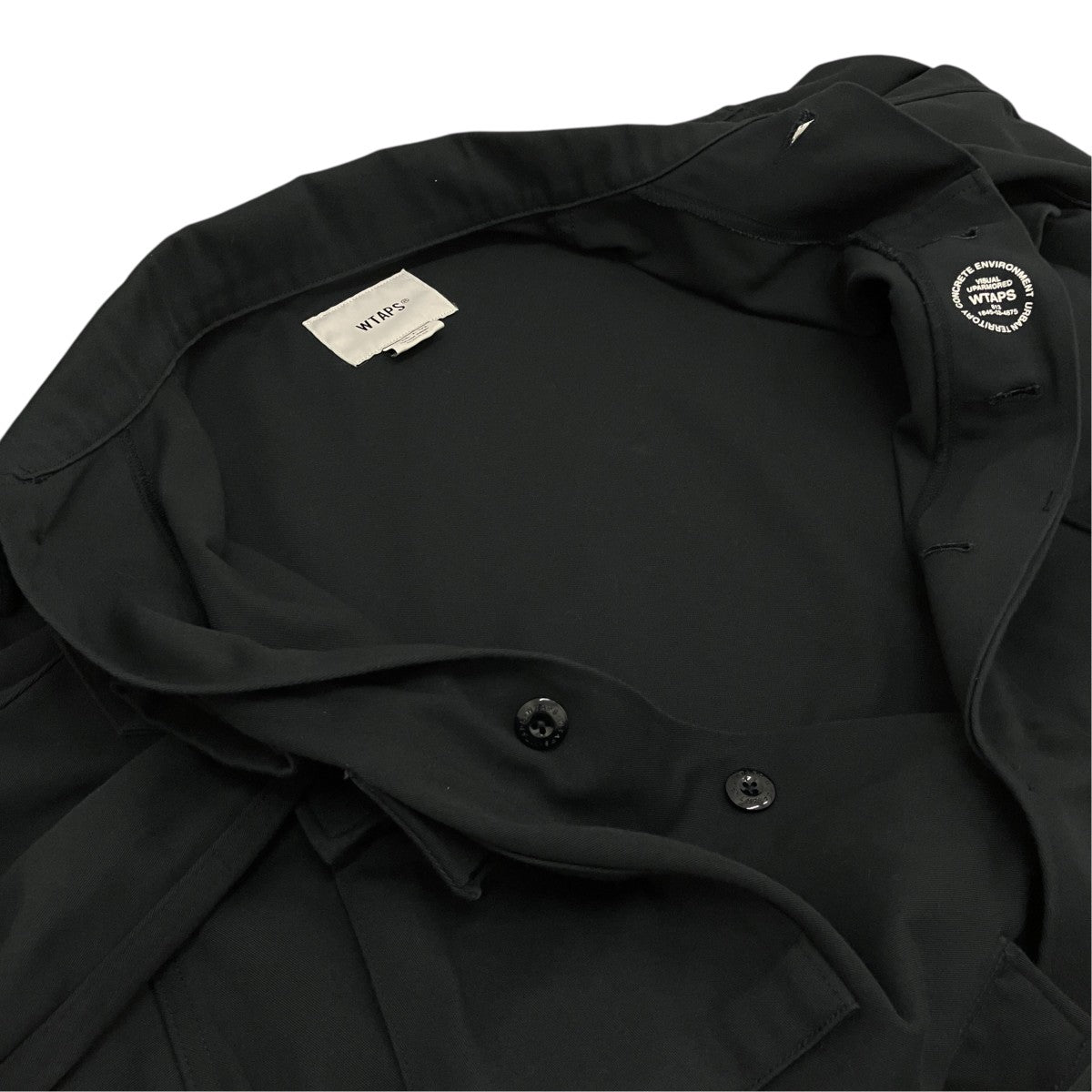 WTAPS 26AW【JMOD 01 LS CTPL． SATIN】ファティーグジャケット262WVDT-SHM03 古着・中古-6枚目のアイテム画像