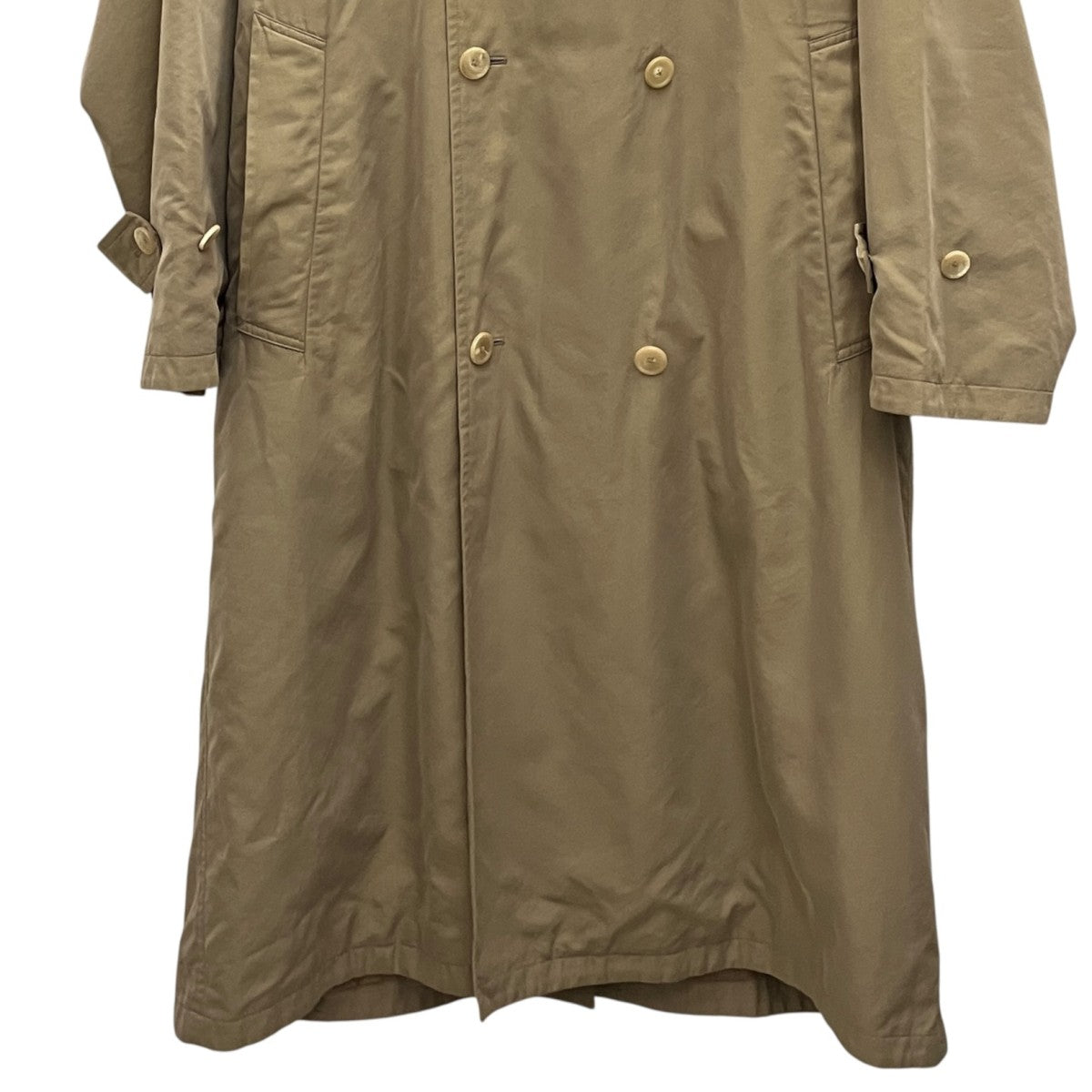 AURALEE 【WASHED FINX CUPRO TWILL LONG COAT】ロングトレンチコートA20AC01FC 古着・中古-4枚目のアイテム画像