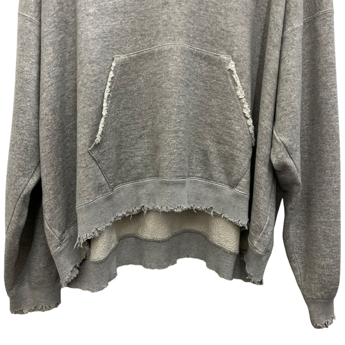 DAIRIKU 【SKIPPER CUT OFF HOODIE】ダメージ加工プルオーバーパーカー21SS C-2 古着・中古-4枚目のアイテム画像