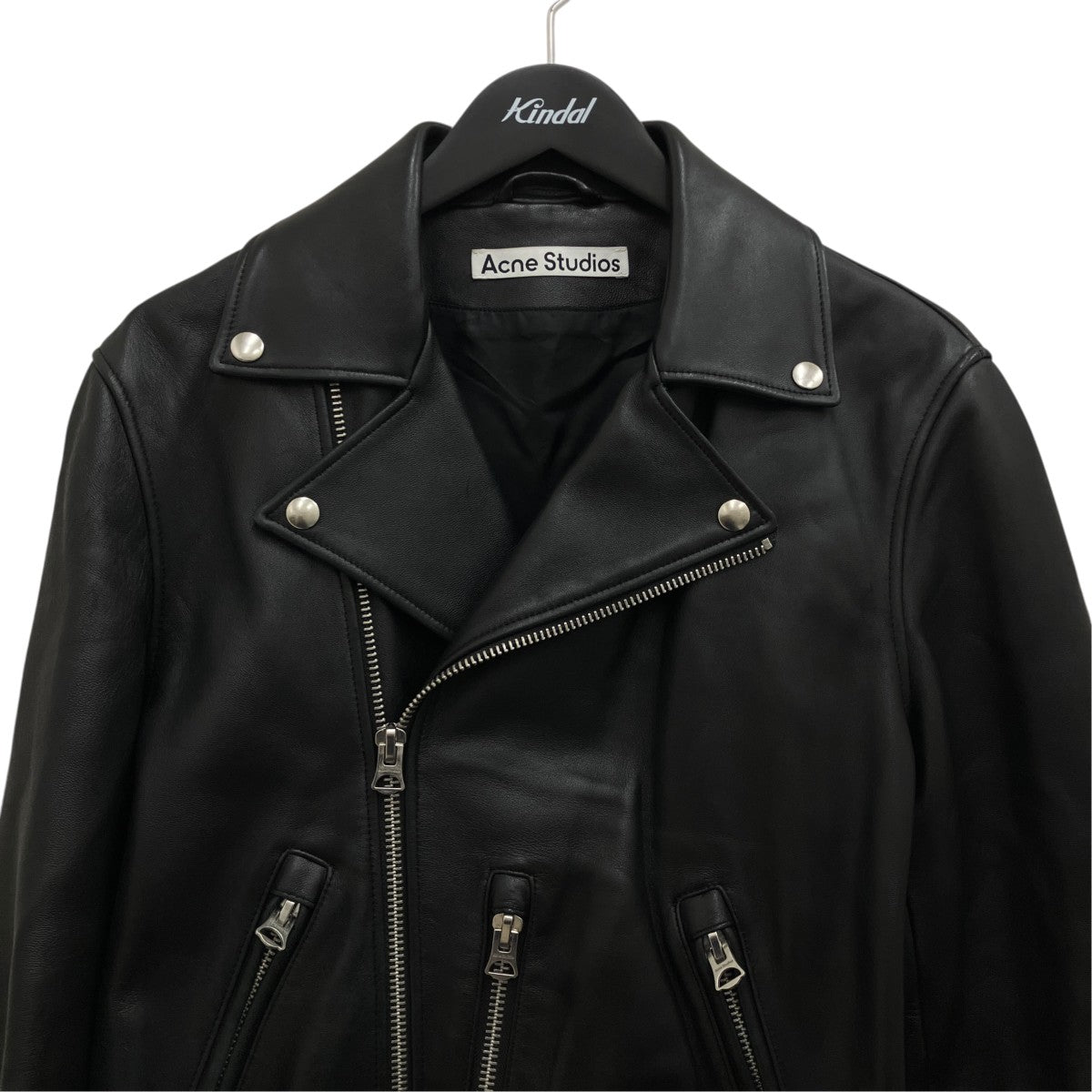 ACNE STUDIOS ダブルライダース バイカーレザージャケットFN-MN-LEAT000114 古着・中古-3枚目のアイテム画像