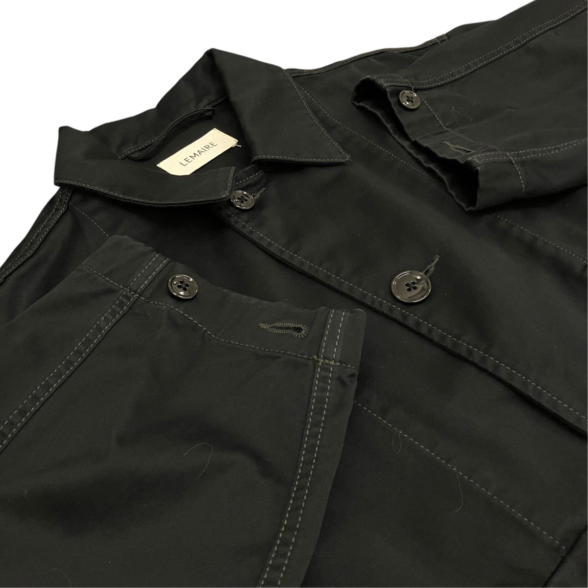 LEMAIRE 22SS【BOXY BLOUSON】ボクシーブルゾンM221 OW197 LF732 古着・中古-5枚目のアイテム画像