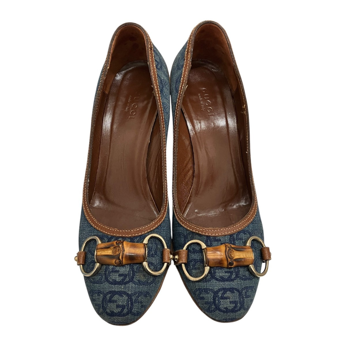 GUCCI GGバンブーデニムパンプス138711 古着・中古-2枚目のアイテム画像