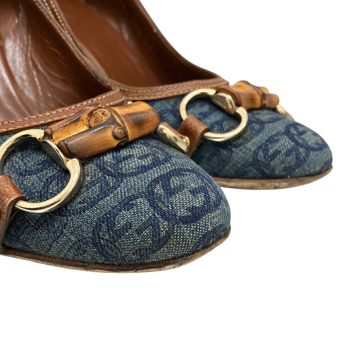 GUCCI GGバンブーデニムパンプス138711 古着・中古-6枚目のアイテム画像