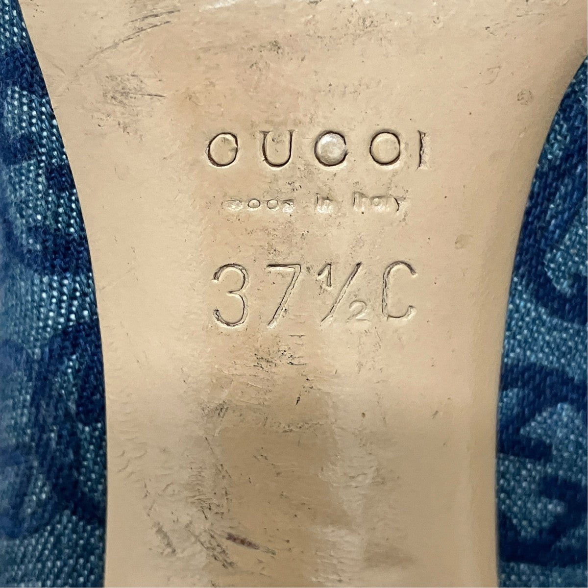 GUCCI GGバンブーデニムパンプス138711 古着・中古-9枚目のアイテム画像