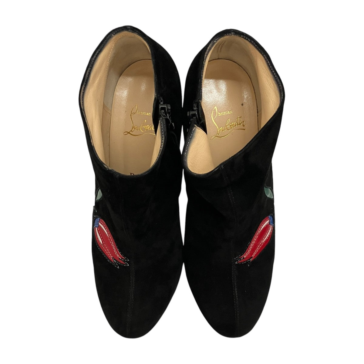 Christian Louboutin チューリップスウェードブーツ 古着・中古-5枚目のアイテム画像
