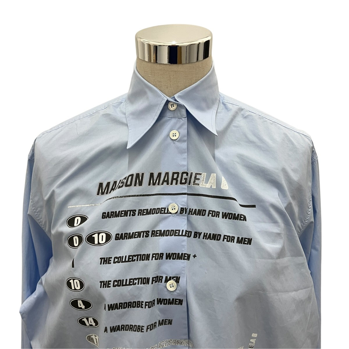 MM6 Maison Margiela ロゴプリントシャツS52DL0149 古着・中古-4枚目のアイテム画像
