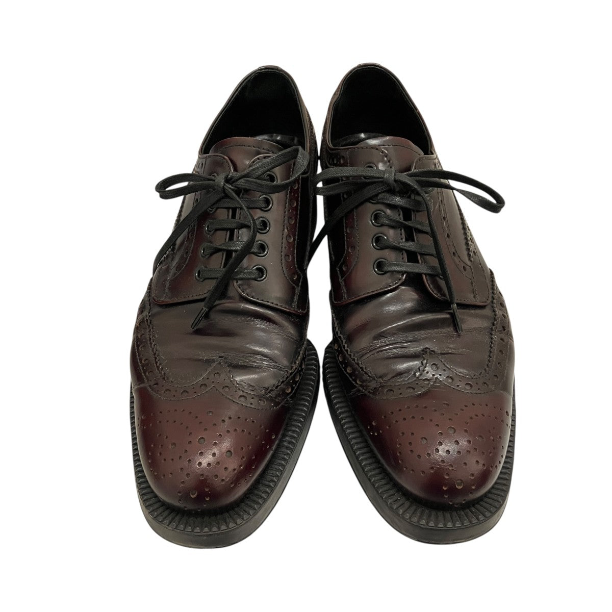 PRADA ウィングチップシューズ247F 古着・中古-2枚目のアイテム画像
