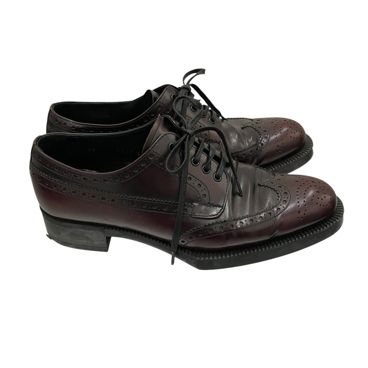 PRADA ウィングチップシューズ247F 古着・中古-4枚目のアイテム画像