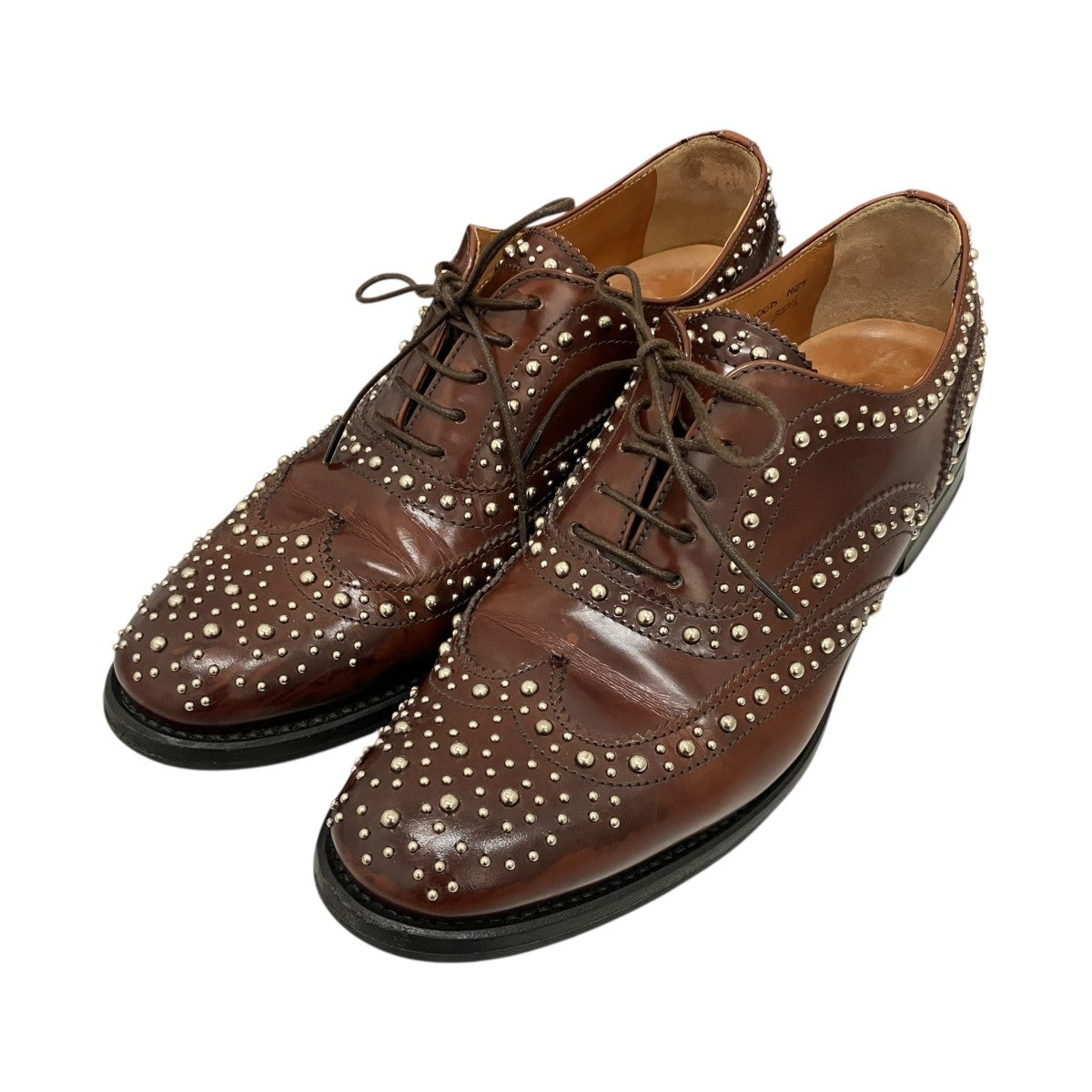 CHURCH’S 【BURWOOD MET】スタッズシューズDE0002 古着・中古-1枚目のアイテム画像