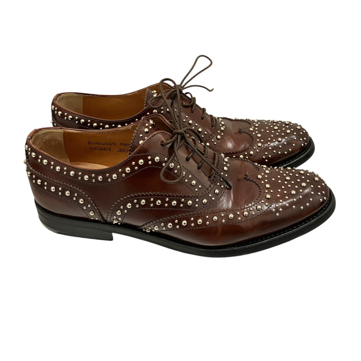 CHURCH’S 【BURWOOD MET】スタッズシューズDE0002 古着・中古-4枚目のアイテム画像
