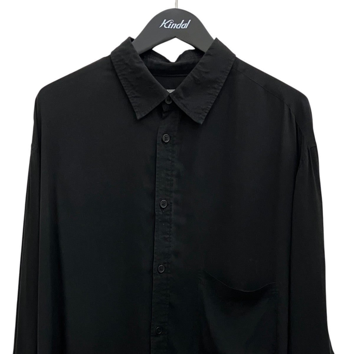 Yohji Yamamoto pour homme 【TENCEL LAWN STAND COLLAR BLOUSE】ブラウスHD-B48-203 古着・中古-3枚目のアイテム画像