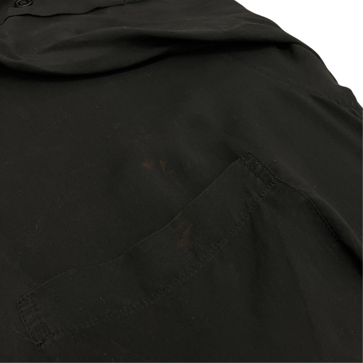Yohji Yamamoto pour homme 【TENCEL LAWN STAND COLLAR BLOUSE】ブラウスHD-B48-203 古着・中古-6枚目のアイテム画像