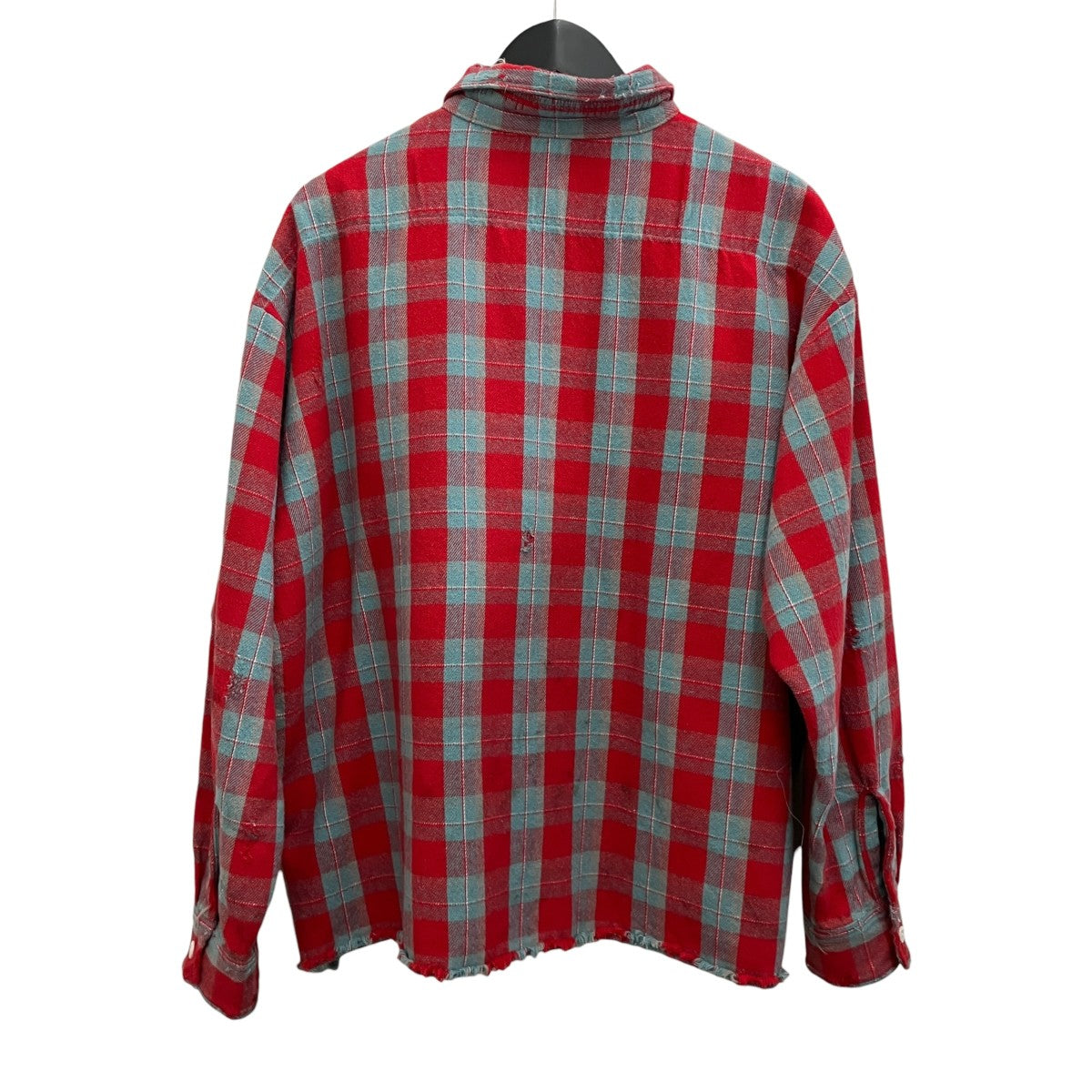 SAINT MICHAEL 【FRNL CHECK SHIRT】チェックシャツSM-YS8-0000-023 古着・中古-2枚目のアイテム画像