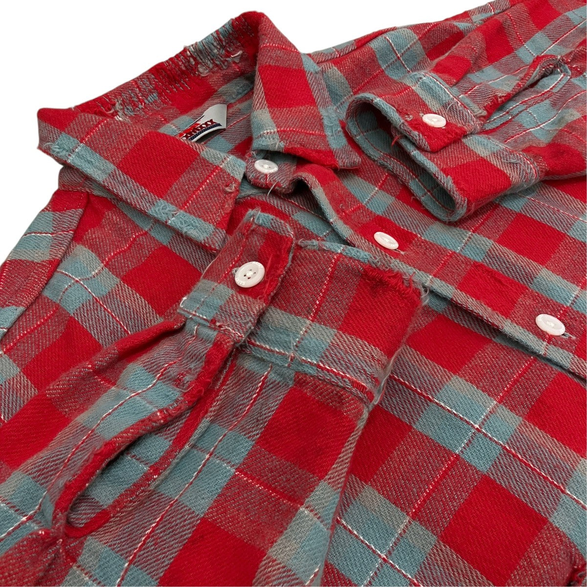 SAINT MICHAEL 【FRNL CHECK SHIRT】チェックシャツSM-YS8-0000-023 古着・中古-5枚目のアイテム画像