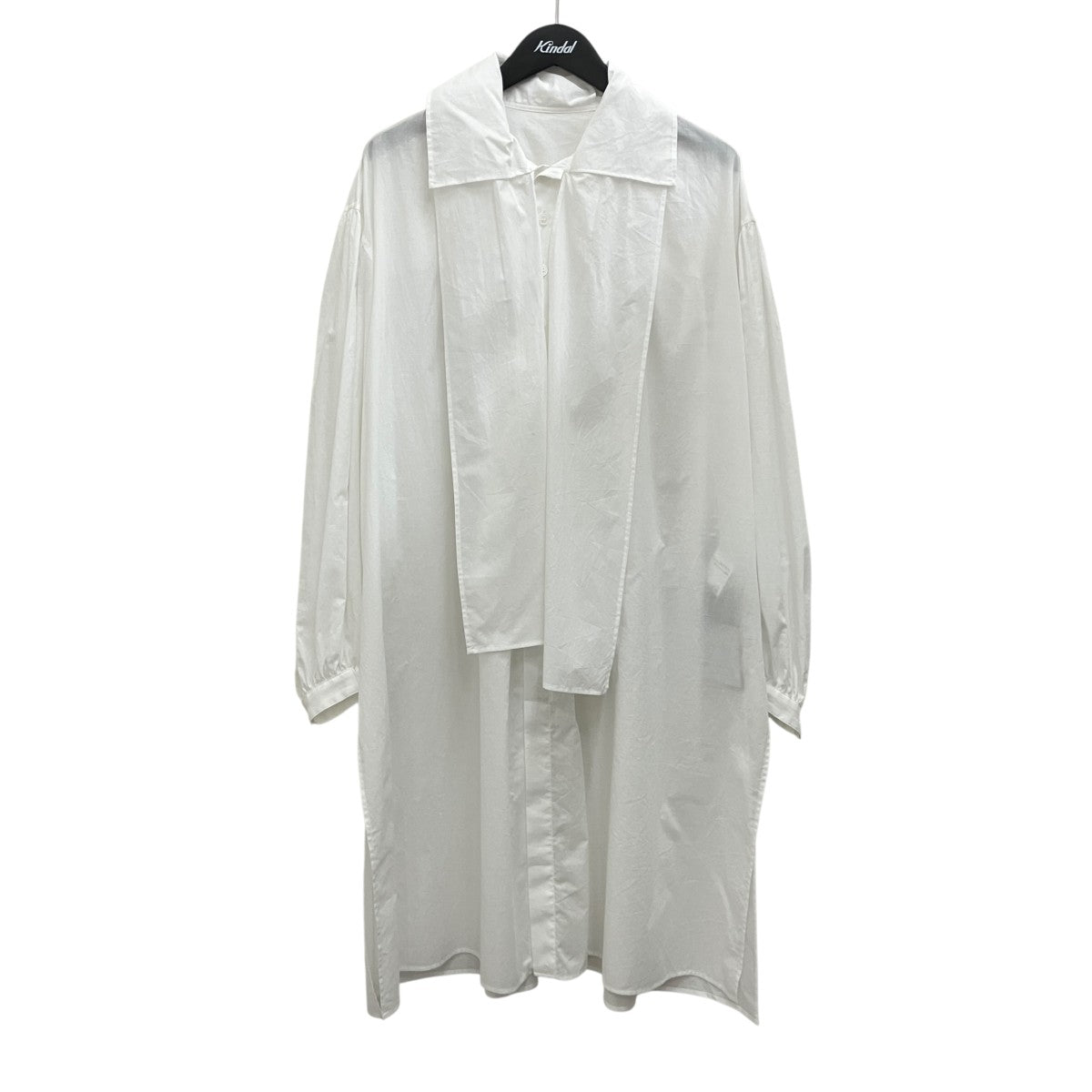 Yohji Yamamoto pour homme 【60 LAWN LONG SCARF BLOUSE】スカーフブラウスHK-B19-036 古着・中古-1枚目のアイテム画像