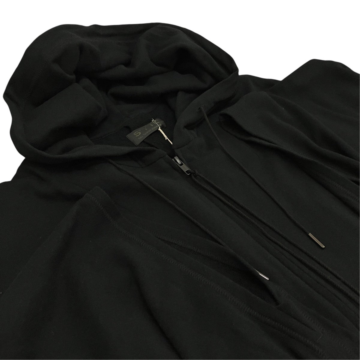 s’yte 【 40 1 COTTON GAUZE FLEECE PONCHO】ポンチョパーカーUQ-T19-008 古着・中古-5枚目のアイテム画像
