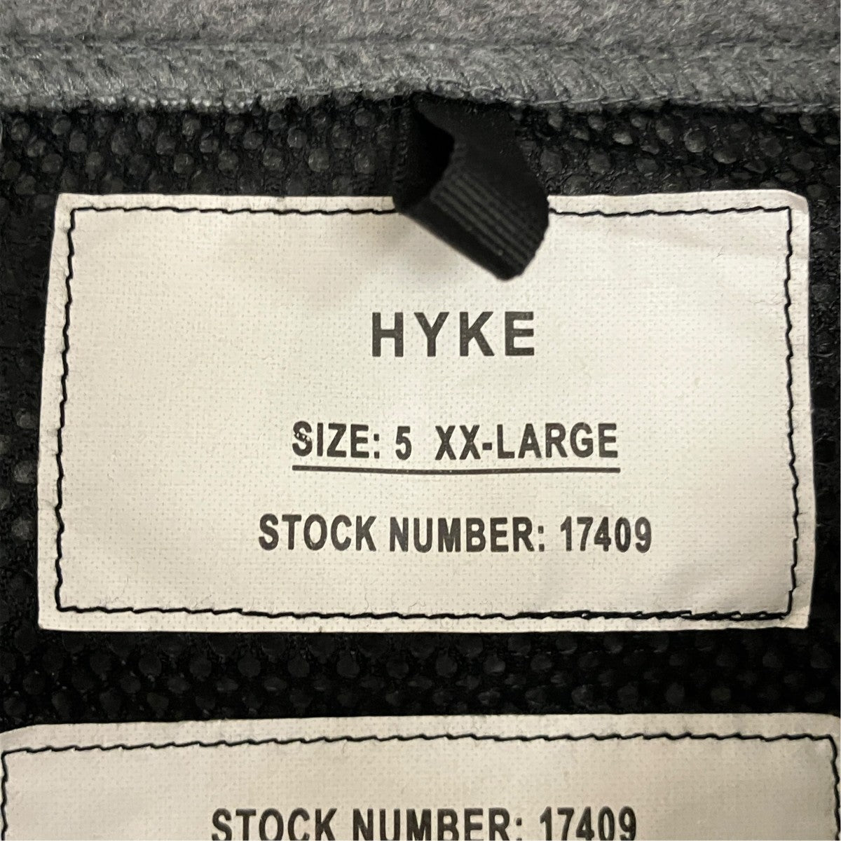 HYKE 23AWフリースジャケット232-17409 古着・中古-6枚目のアイテム画像
