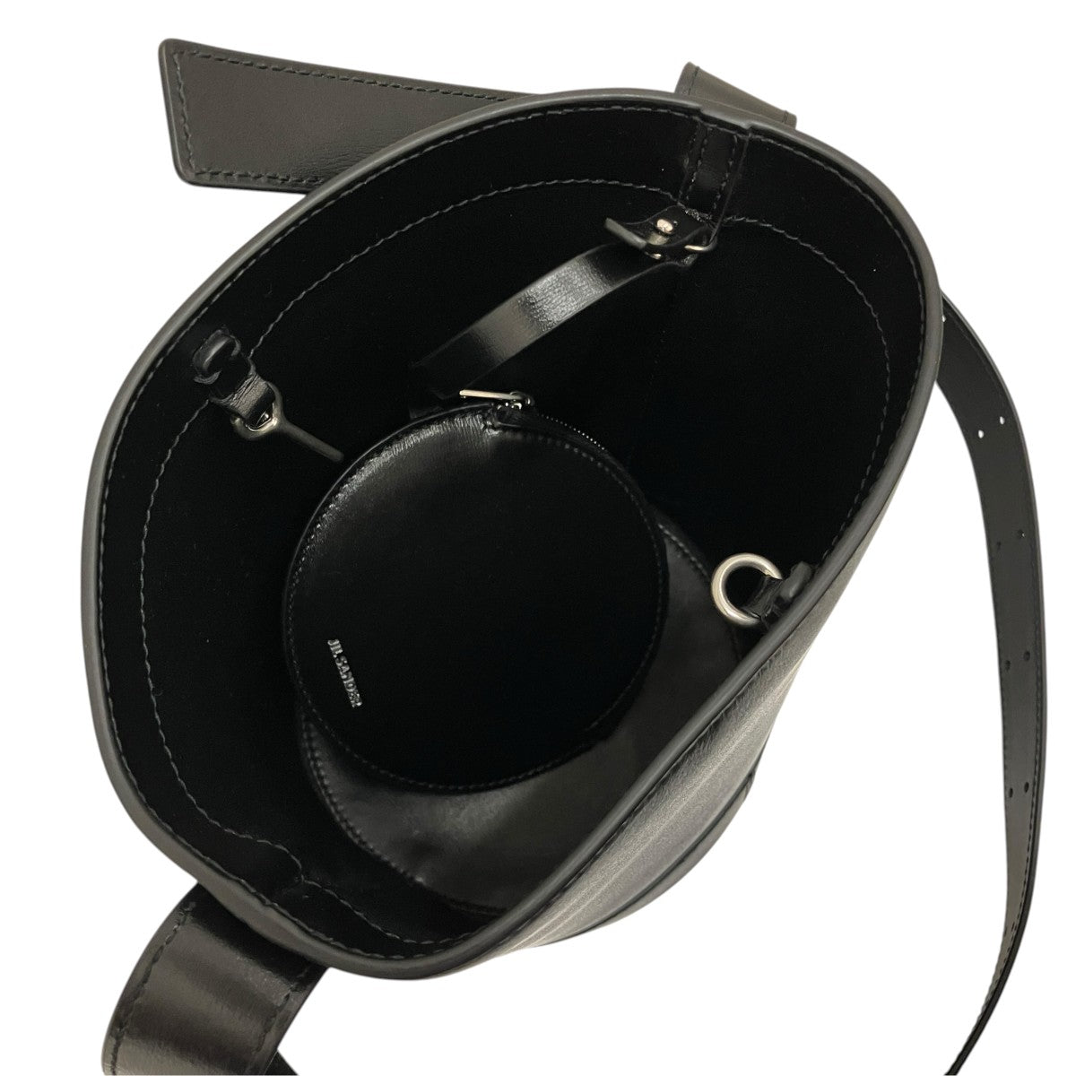 JIL SANDER 【カンノーロ バケット】レザーショルダーバッグJ07ZH0059 古着・中古-8枚目のアイテム画像