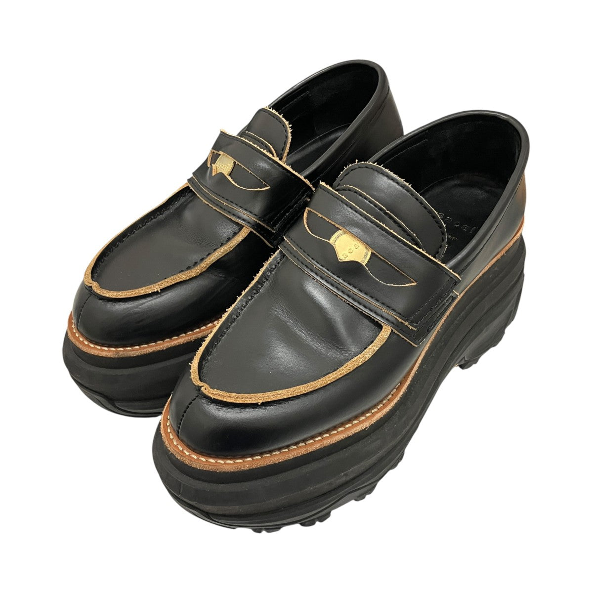 sacai レザーコインローファー 古着・中古-1枚目のアイテム画像