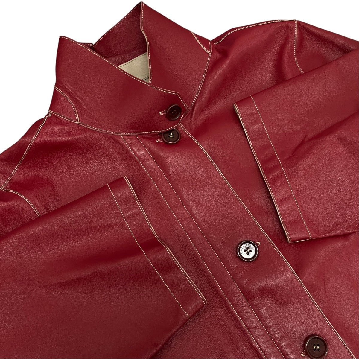 LORO PIANA 羊革レザージャケットFAE3188 古着・中古-5枚目のアイテム画像