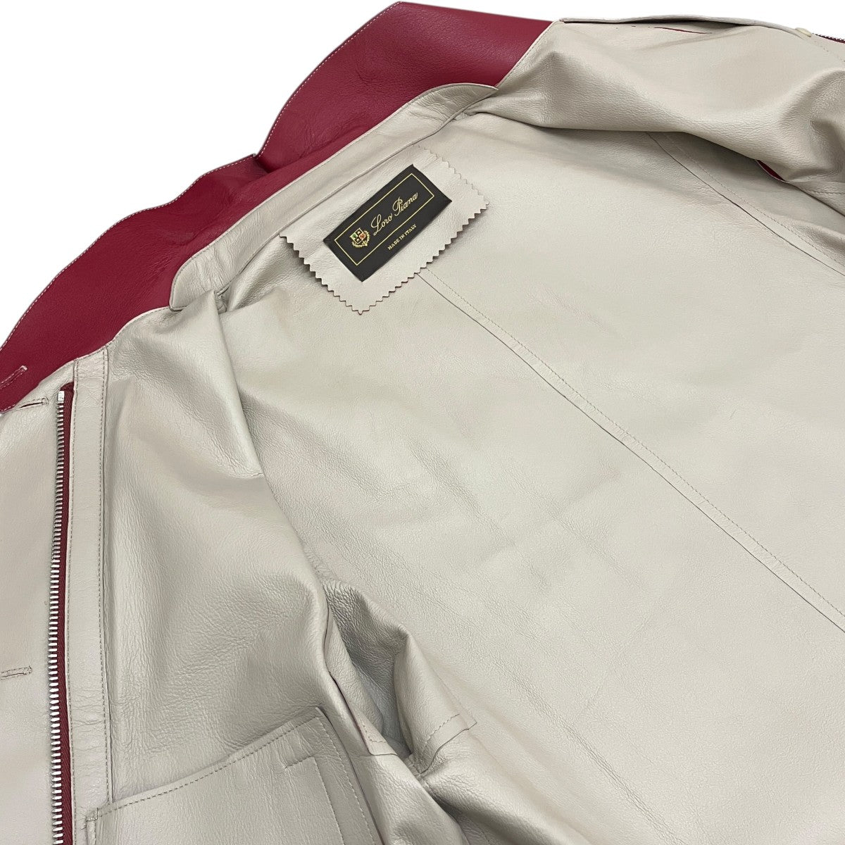 LORO PIANA 羊革レザージャケットFAE3188 古着・中古-6枚目のアイテム画像