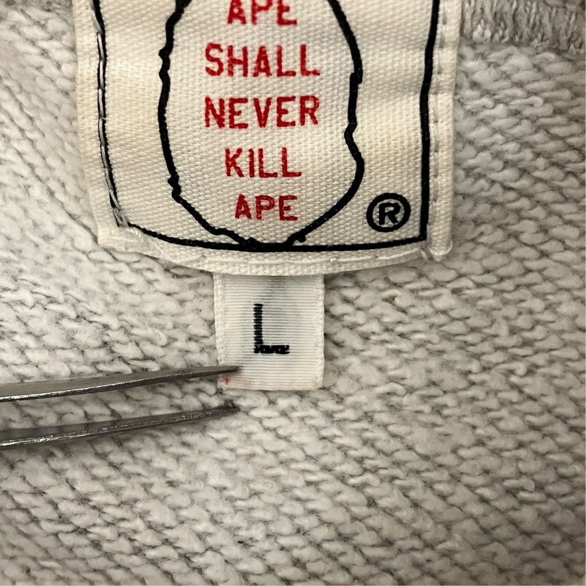 A BATHING APE 90Sプリントスウェット 古着・中古-6枚目のアイテム画像