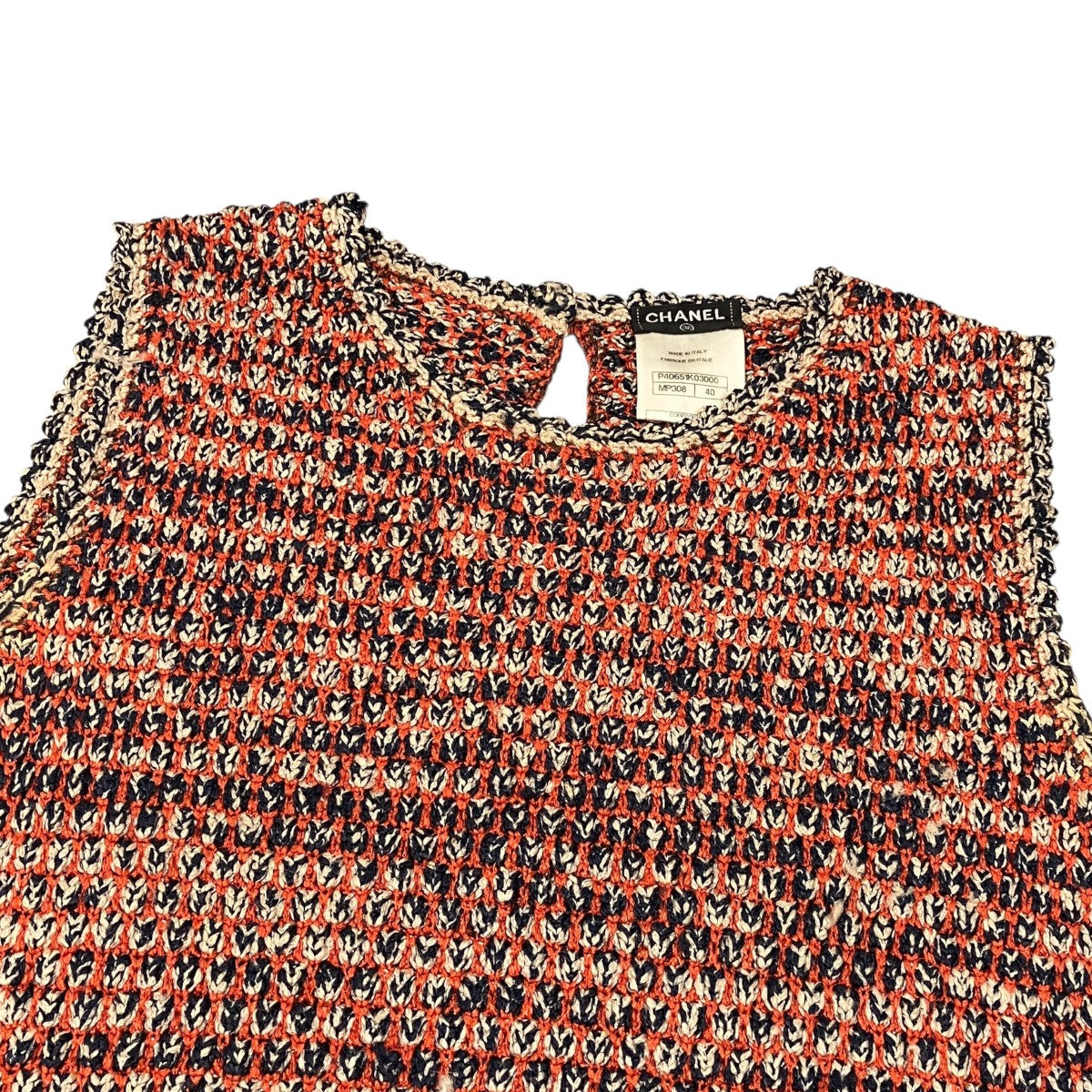 CHANEL ツイードココマークワンピースP40651K03000 古着・中古-5枚目のアイテム画像