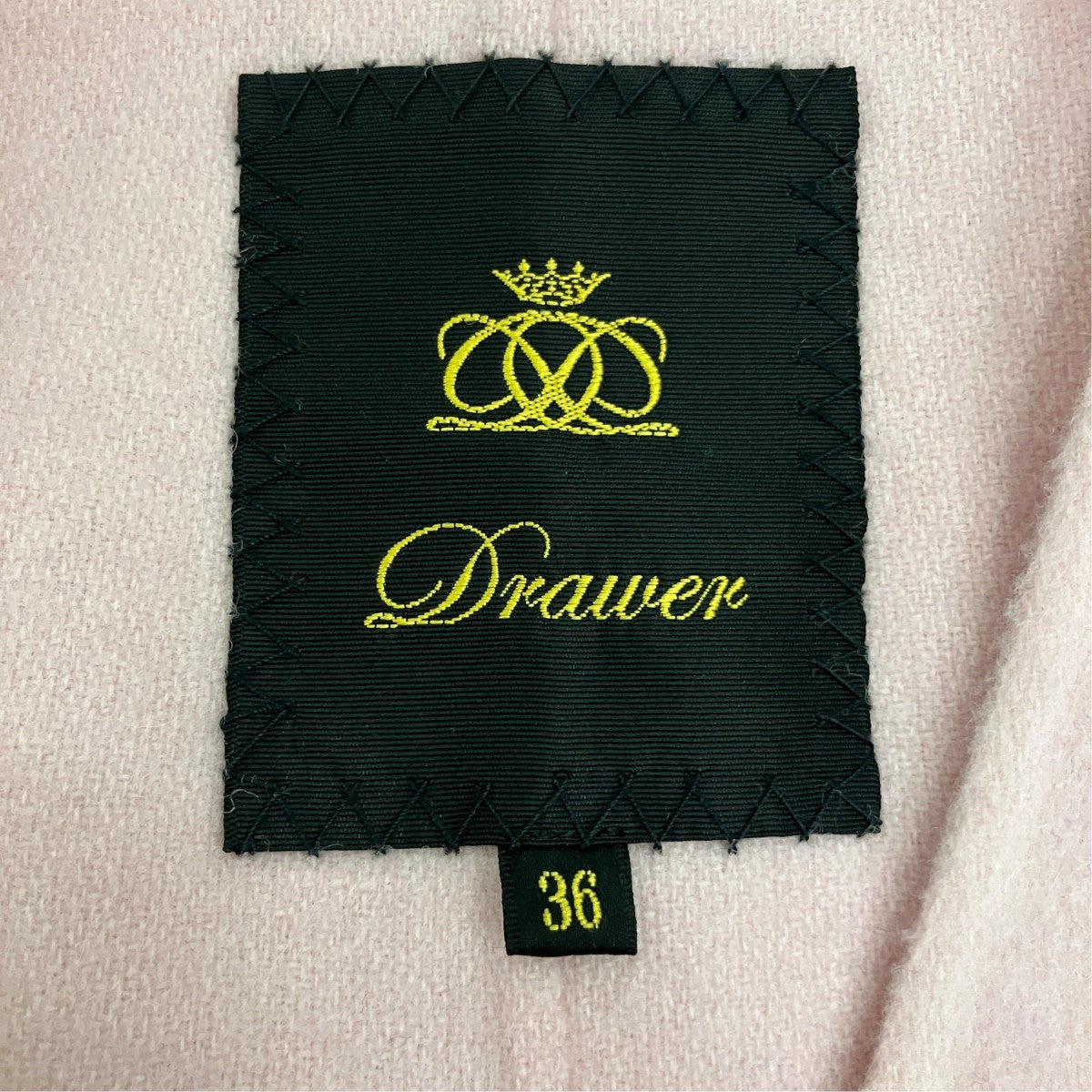 Drawer ウールカシミヤメランジケヌキVネックコート6525-234-0751 古着・中古-6枚目のアイテム画像
