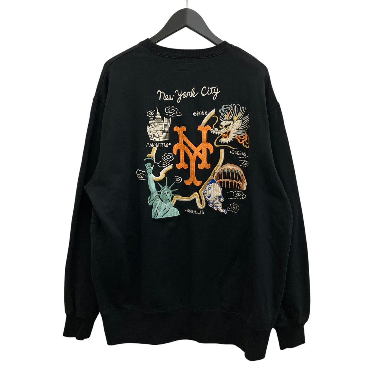 BEAMS 刺繍スウェット11-13-1223-086 古着・中古-2枚目のアイテム画像