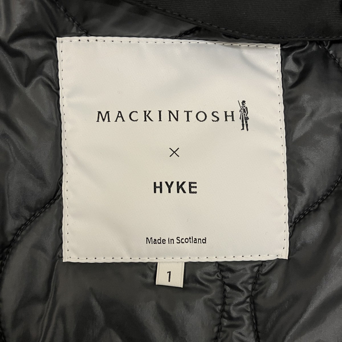 MACKINTOSH×HYKE ゴム引きショートコートMXH-010-3A 古着・中古-6枚目のアイテム画像