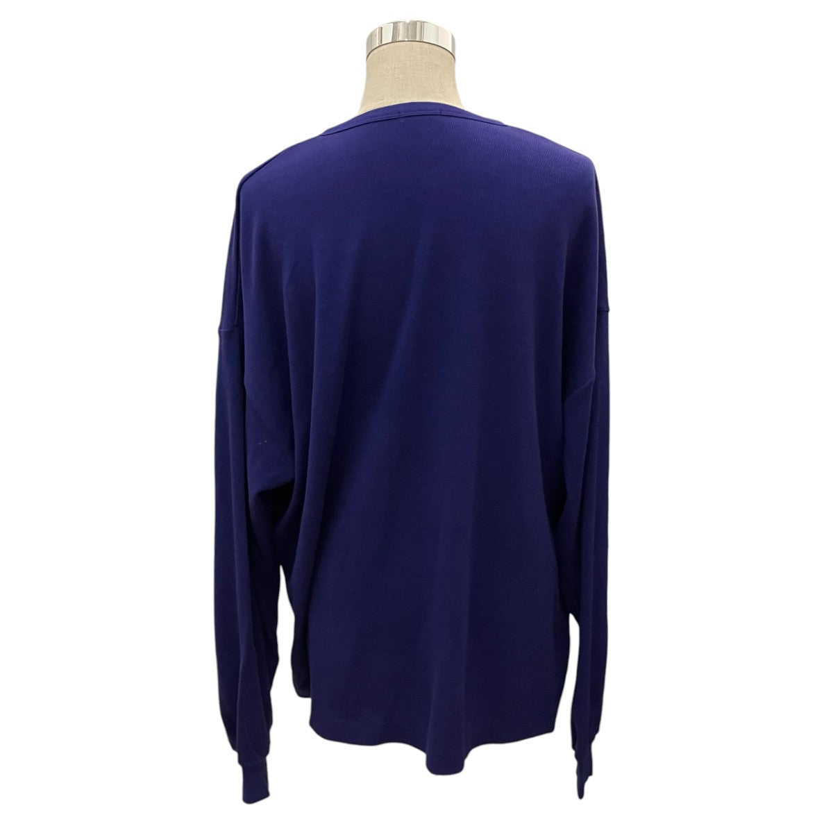 ULTERIOR 【 C CASH HONEYCOMB HENLEY-NECK TOP 】コットン カシミヤ ハニカム ヘンリーネックUCS98-KC220 古着・中古-2枚目のアイテム画像