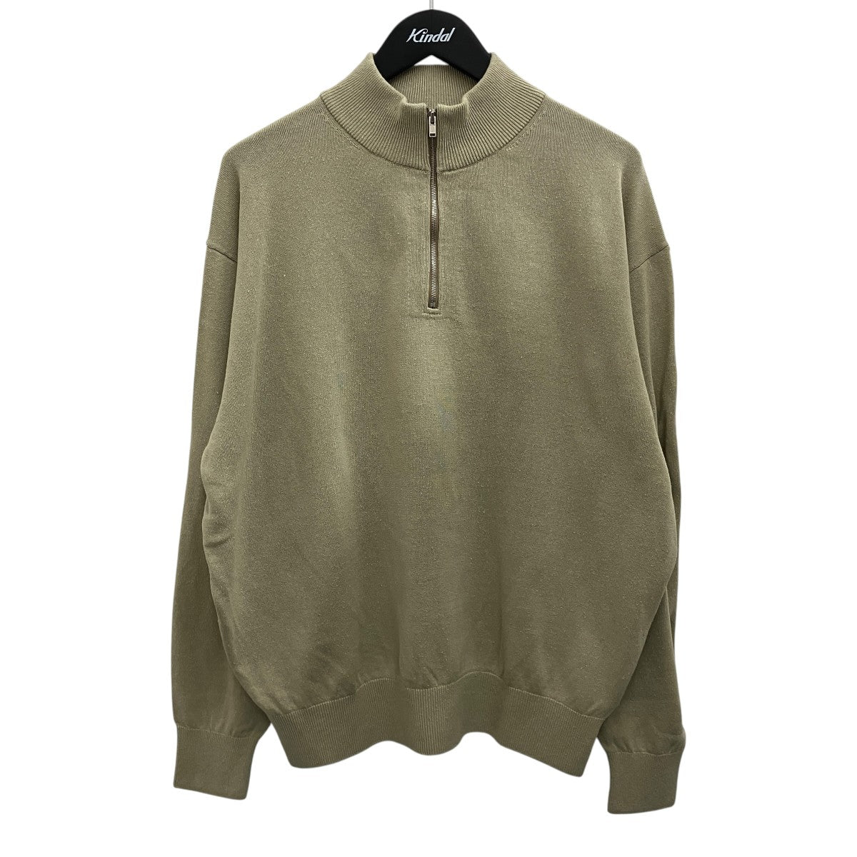 HERILL 【 Silk Zip-Up Sweater】シルクハーフジップニット26-080-HL-8120-10 古着・中古-1枚目のアイテム画像