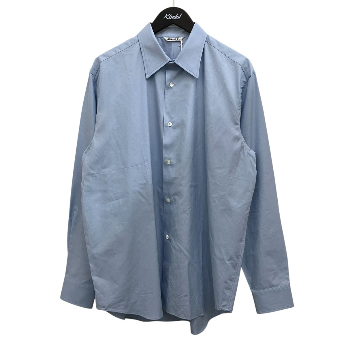AURALEE 【WASHED FINX TWILL SHIRT】ツイルシャツA00S01TN 古着・中古-1枚目のアイテム画像