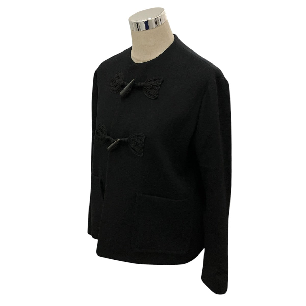 mame kurogouchi 【Cording Embroidery Short Duffle Coat 】ショートダッフルジャケットMM26FW-C0059 古着・中古-3枚目のアイテム画像
