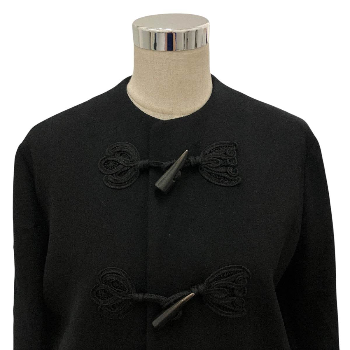 mame kurogouchi 【Cording Embroidery Short Duffle Coat 】ショートダッフルジャケットMM26FW-C0059 古着・中古-4枚目のアイテム画像