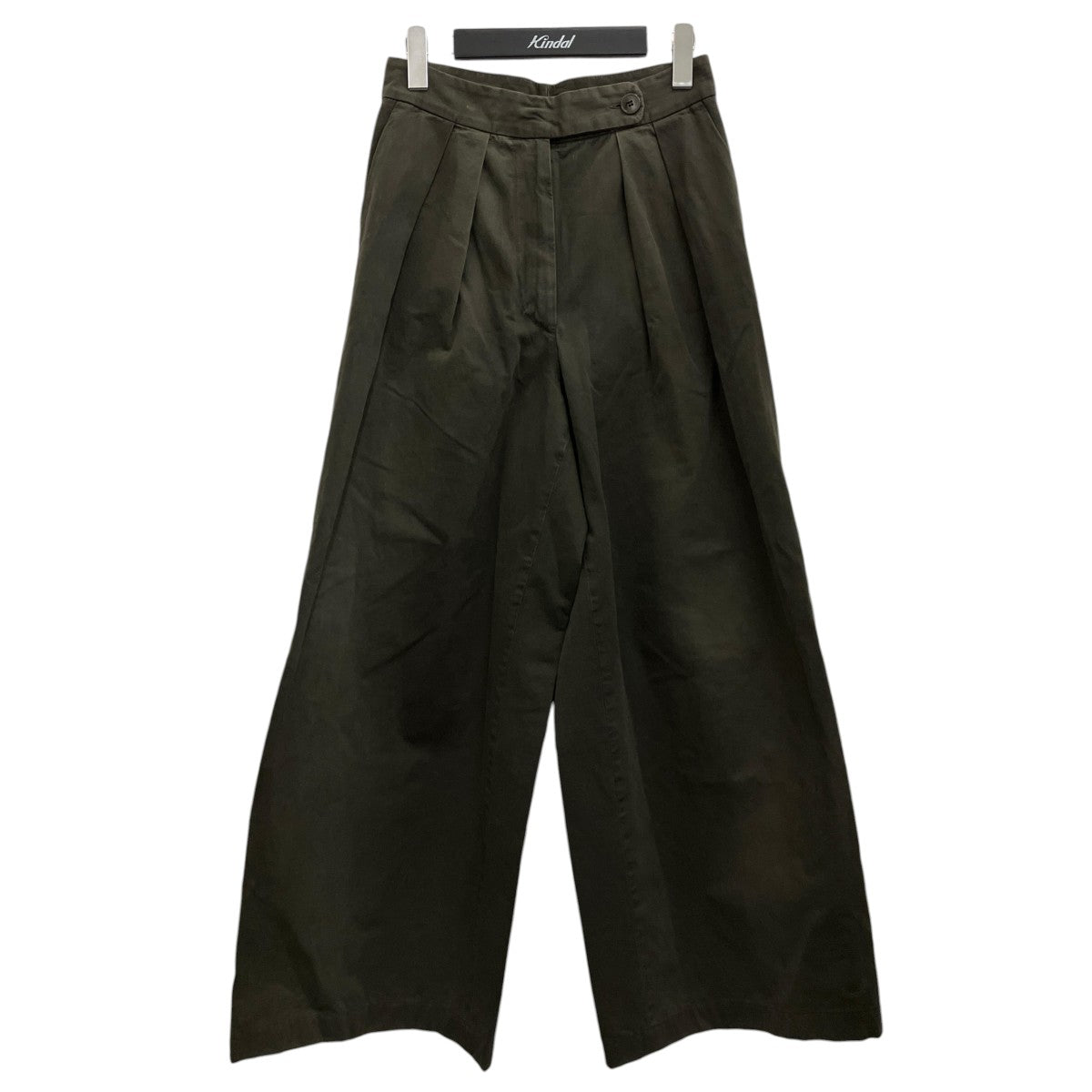 DRIES VAN NOTEN タックワイドパンツ 古着・中古-1枚目のアイテム画像