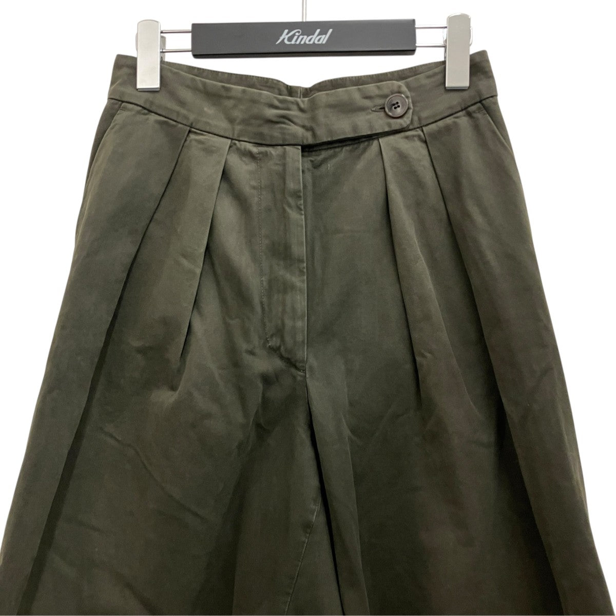 DRIES VAN NOTEN タックワイドパンツ 古着・中古-3枚目のアイテム画像